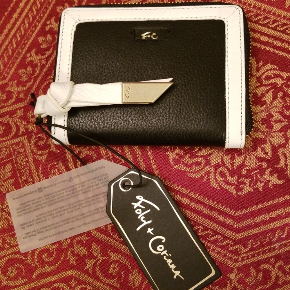 🆕️Foley + Corinna leather zip-around wallet